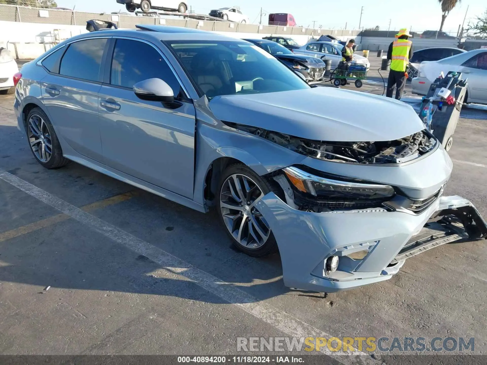 1 Photograph of a damaged car 2HGFE1F90PH323219 HONDA CIVIC 2023