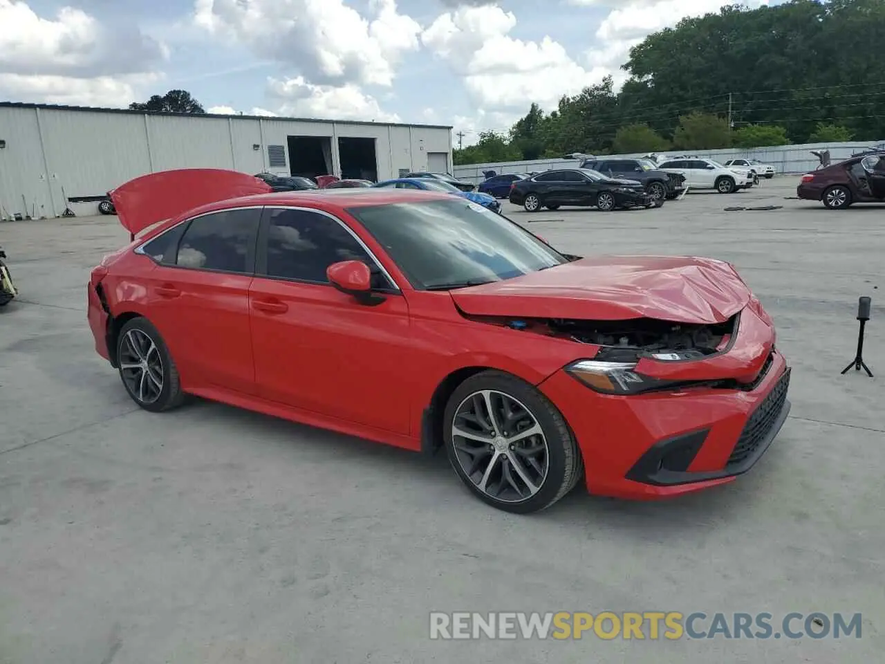 4 Photograph of a damaged car 2HGFE1F93PH301747 HONDA CIVIC 2023