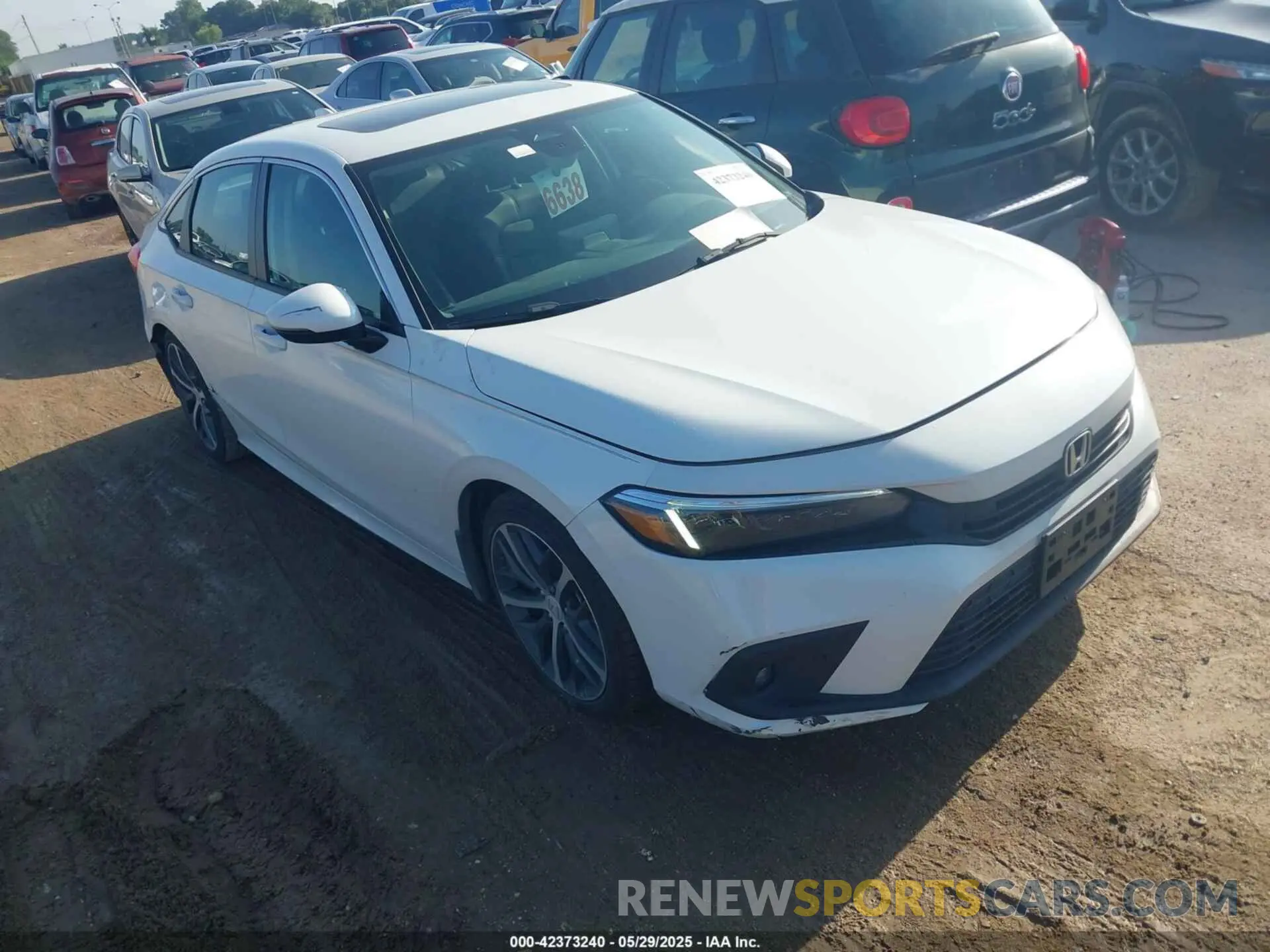 1 Photograph of a damaged car 2HGFE1F93PH318239 HONDA CIVIC 2023