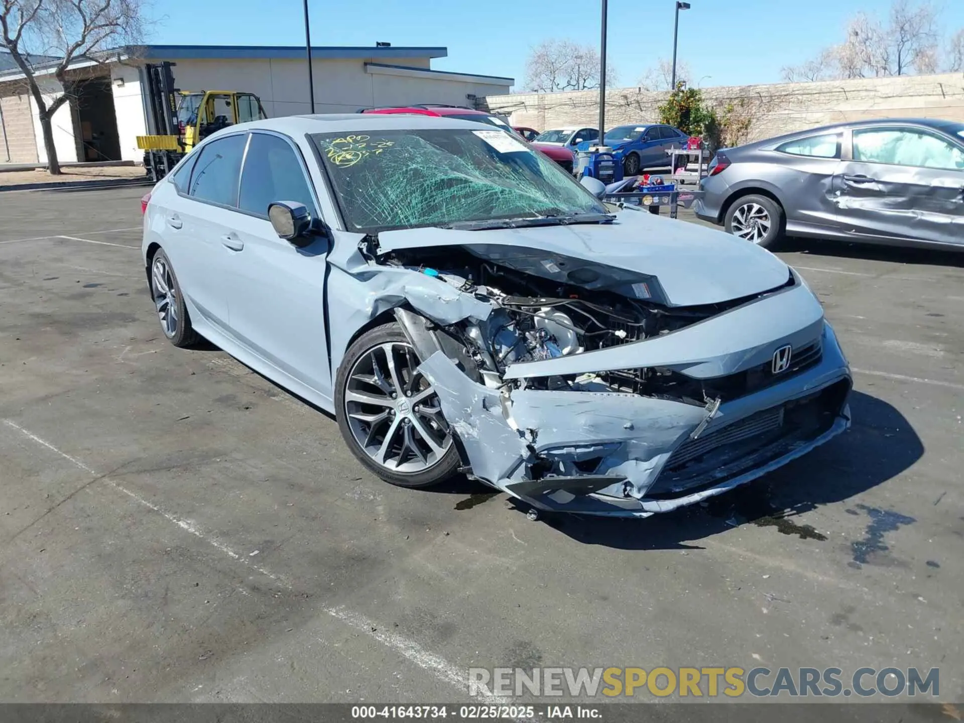 1 Photograph of a damaged car 2HGFE1F99PH303048 HONDA CIVIC 2023