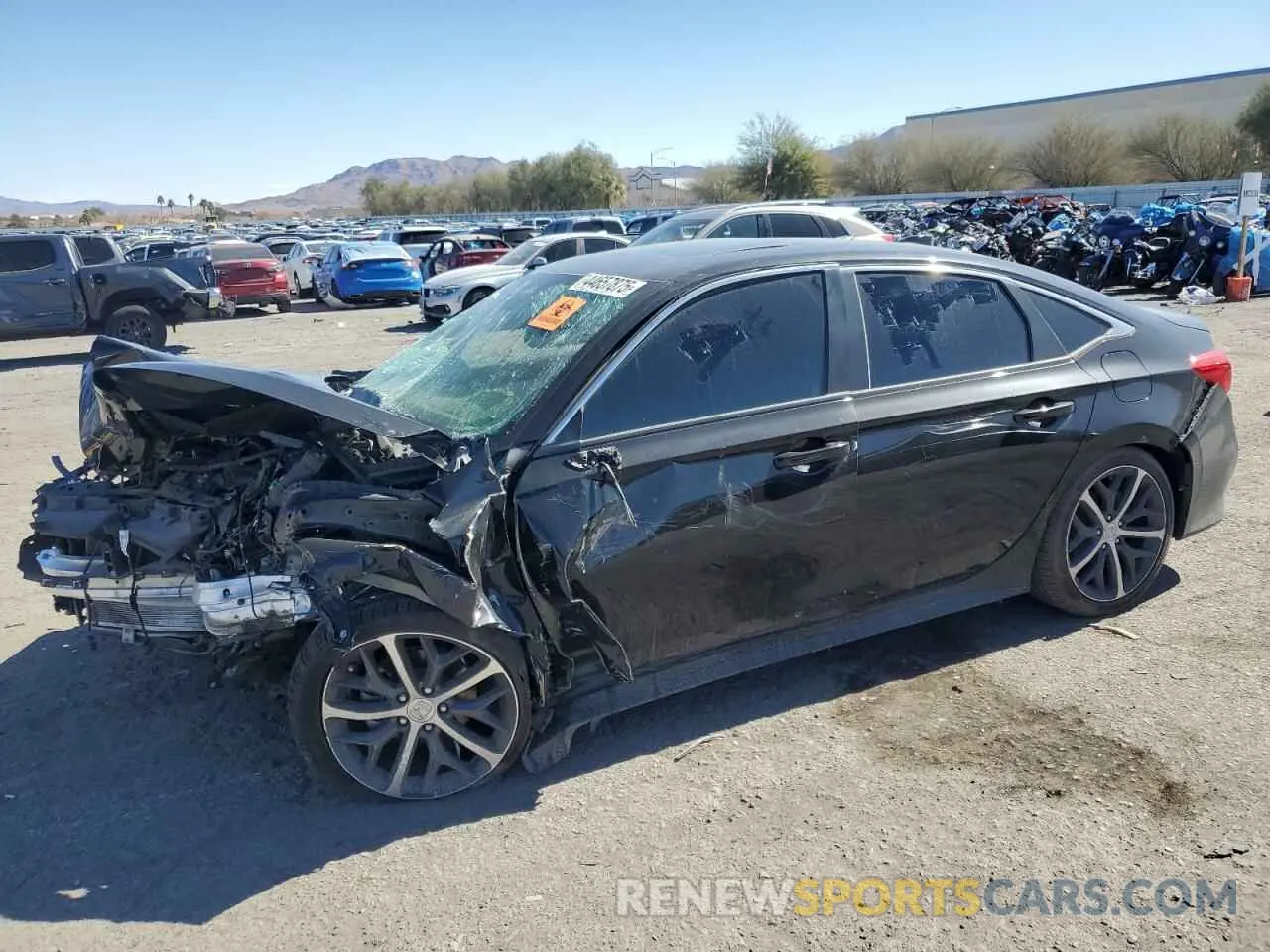 1 Photograph of a damaged car 2HGFE1F99PH313286 HONDA CIVIC 2023
