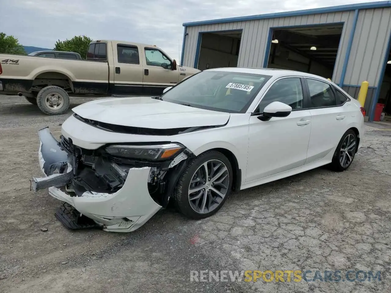 1 Photograph of a damaged car 2HGFE1F99PH324336 HONDA CIVIC 2023