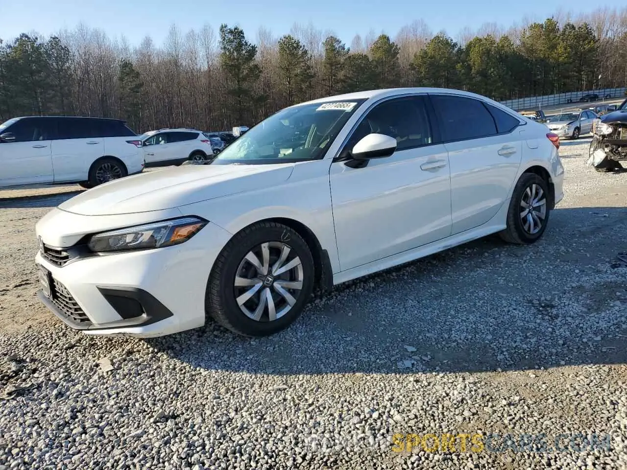 1 Photograph of a damaged car 2HGFE2F20PH531576 HONDA CIVIC 2023