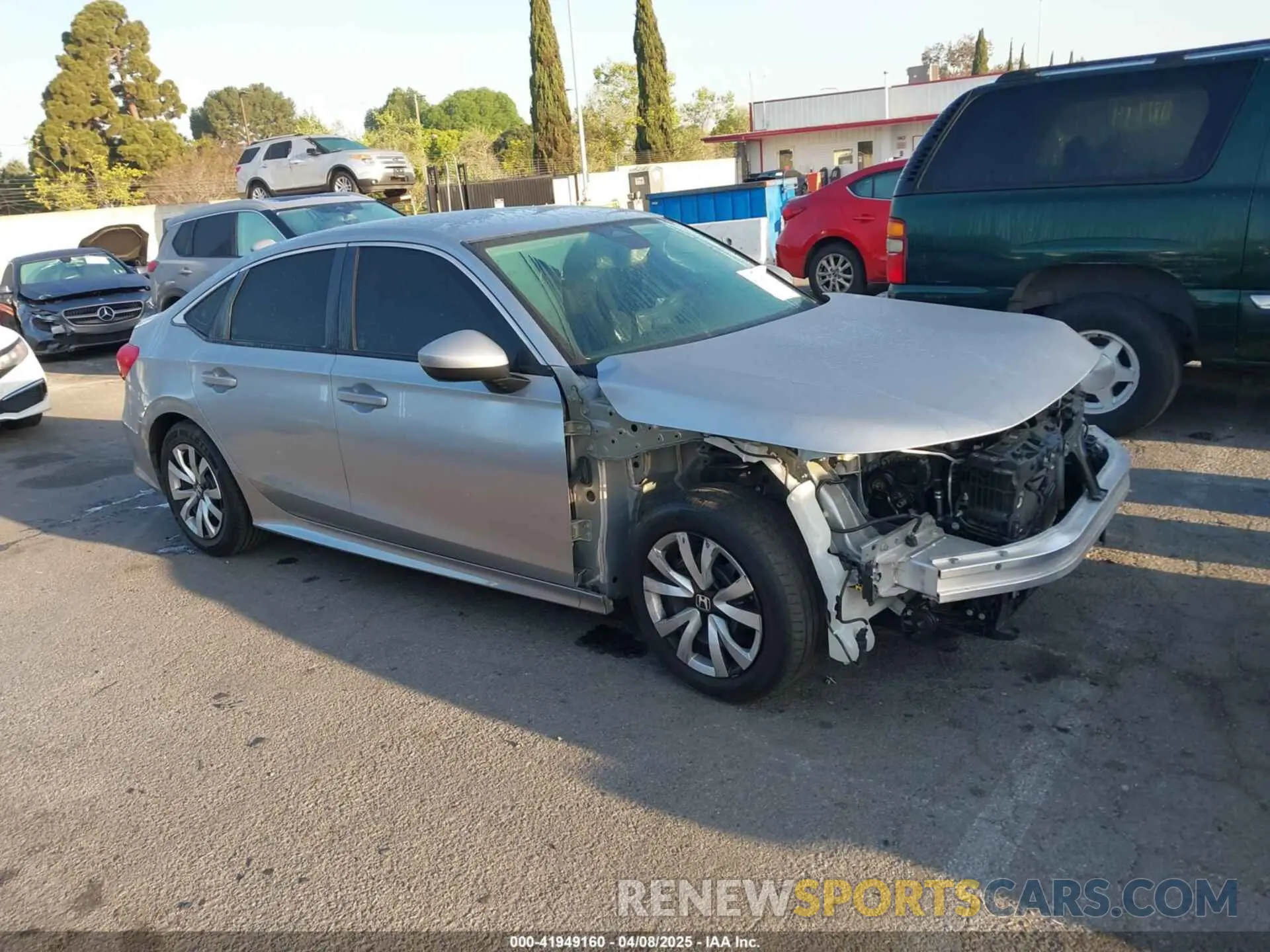 1 Photograph of a damaged car 2HGFE2F20PH536597 HONDA CIVIC 2023