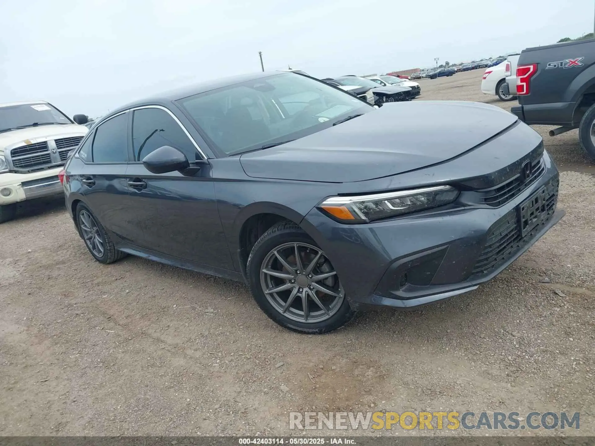 1 Photograph of a damaged car 2HGFE2F20PH537779 HONDA CIVIC 2023