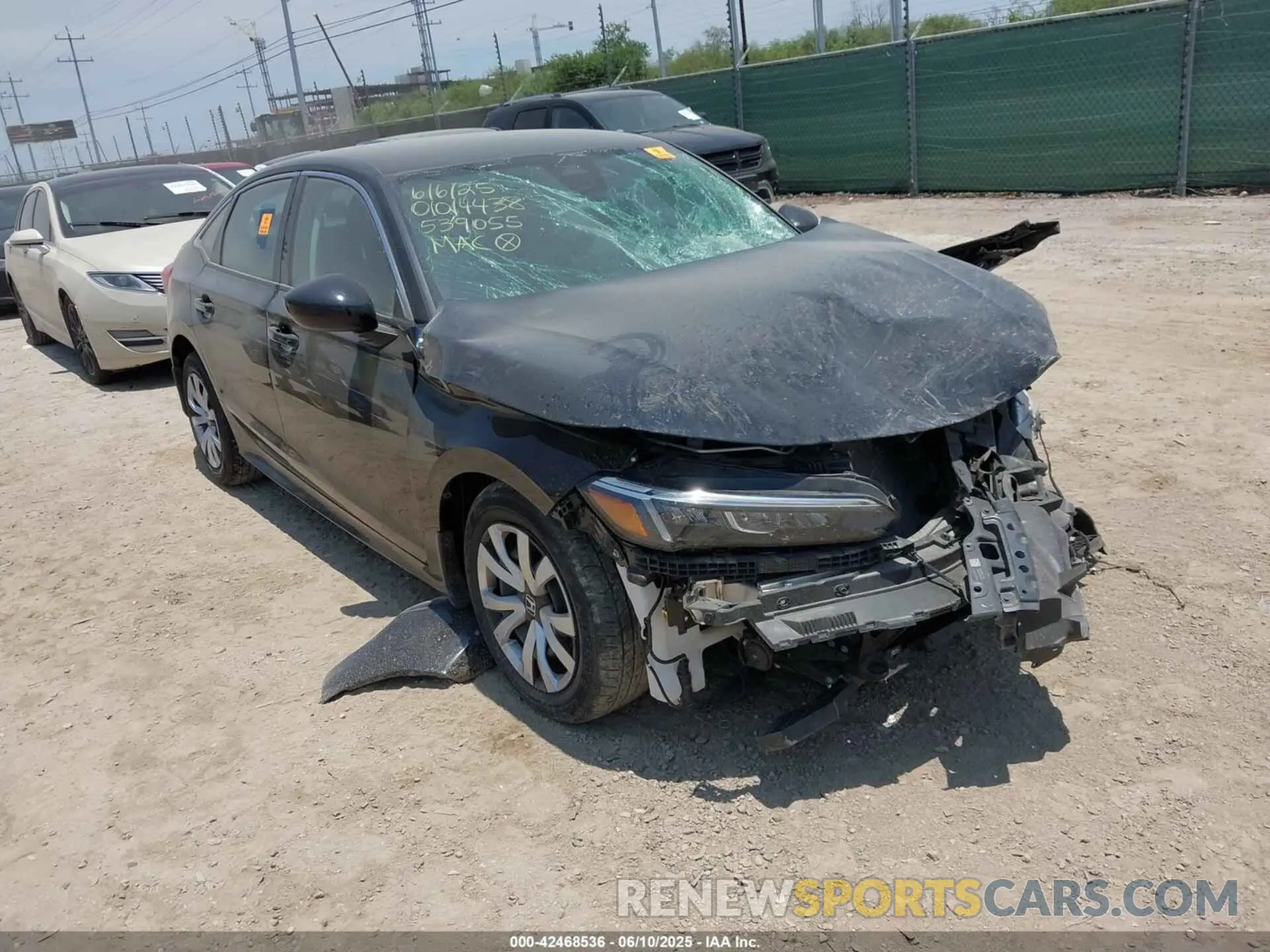 1 Photograph of a damaged car 2HGFE2F21PH539055 HONDA CIVIC 2023