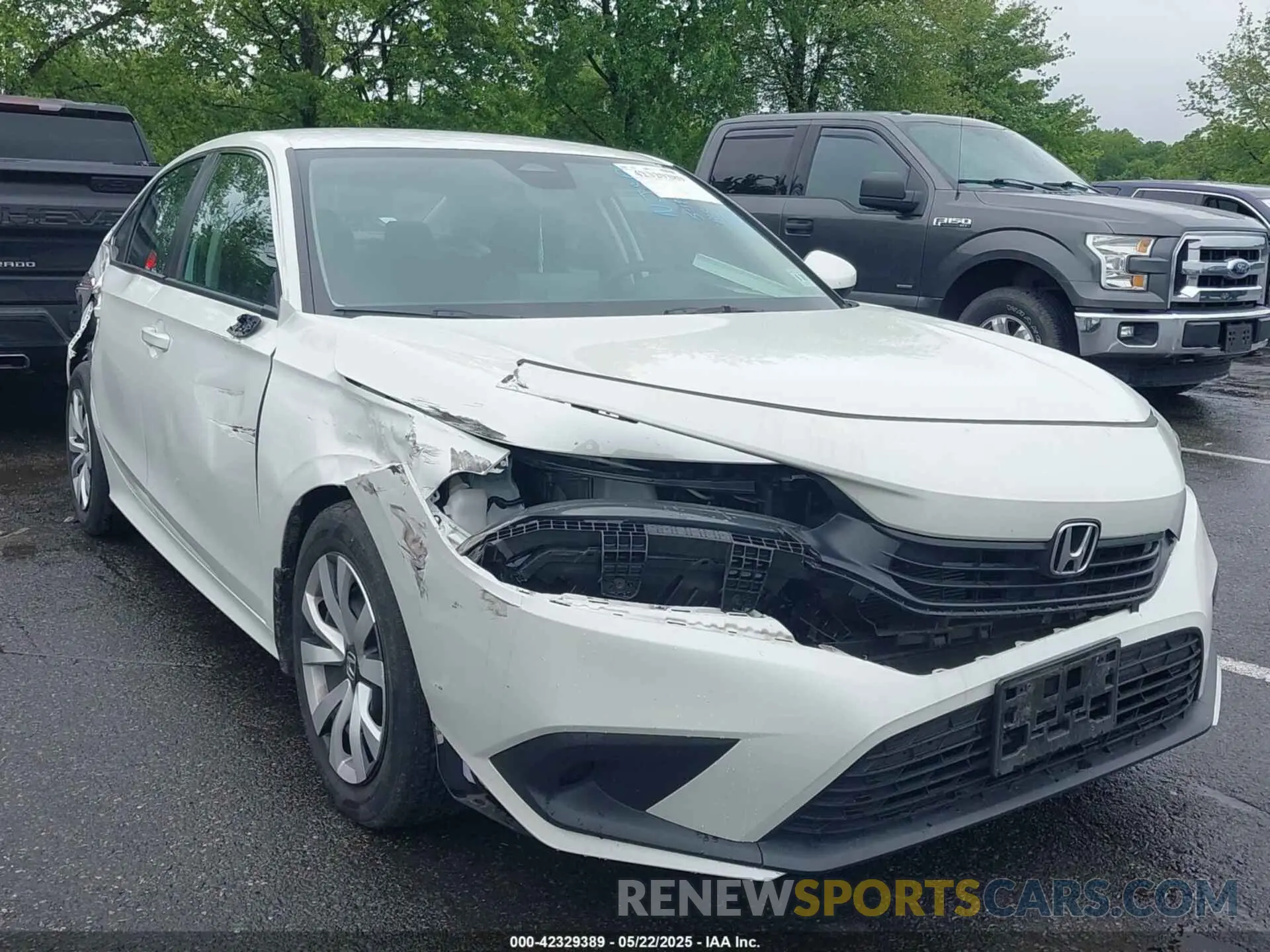 1 Photograph of a damaged car 2HGFE2F21PH565753 HONDA CIVIC 2023