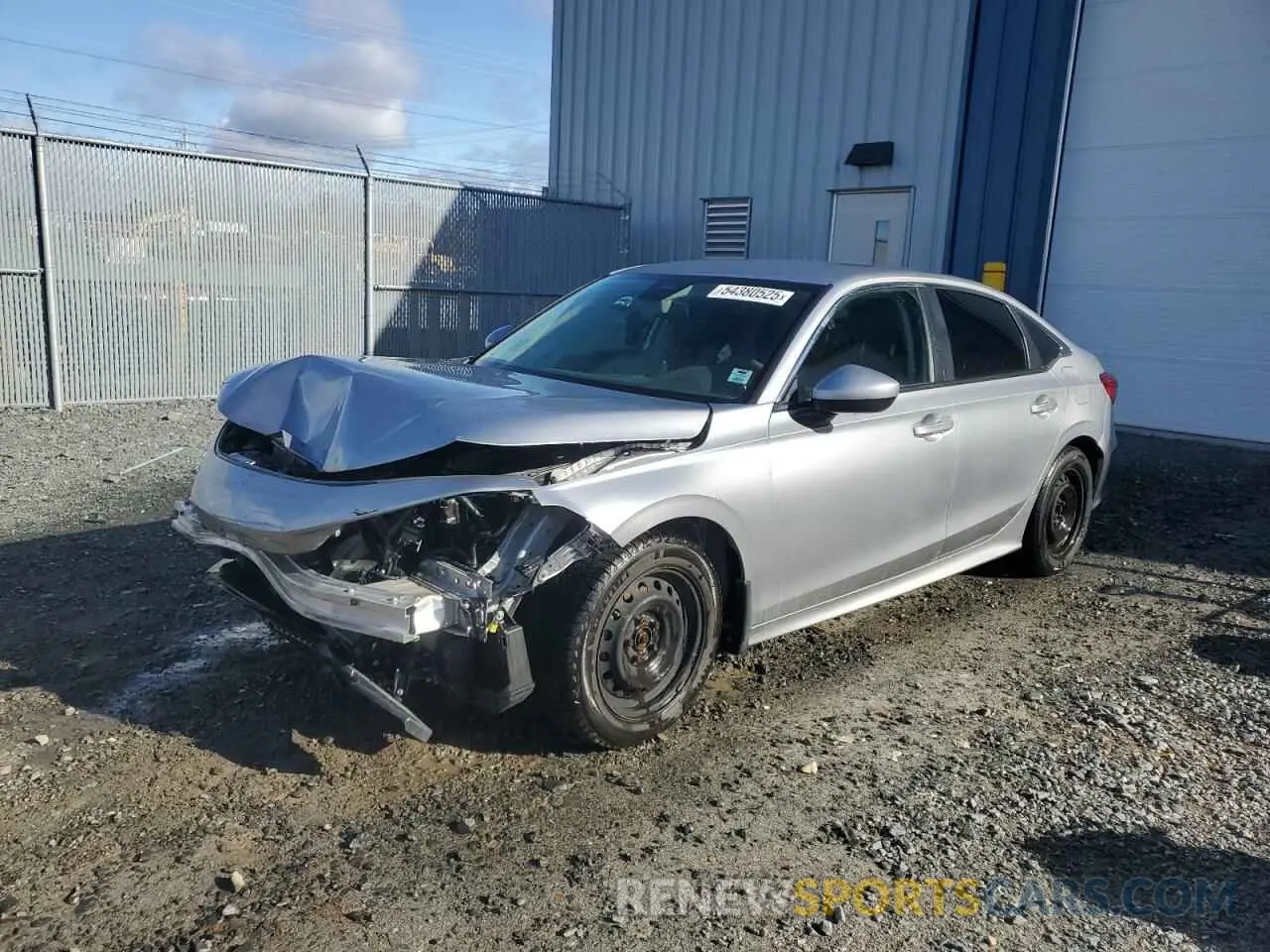 1 Photograph of a damaged car 2HGFE2F22PH110474 HONDA CIVIC 2023