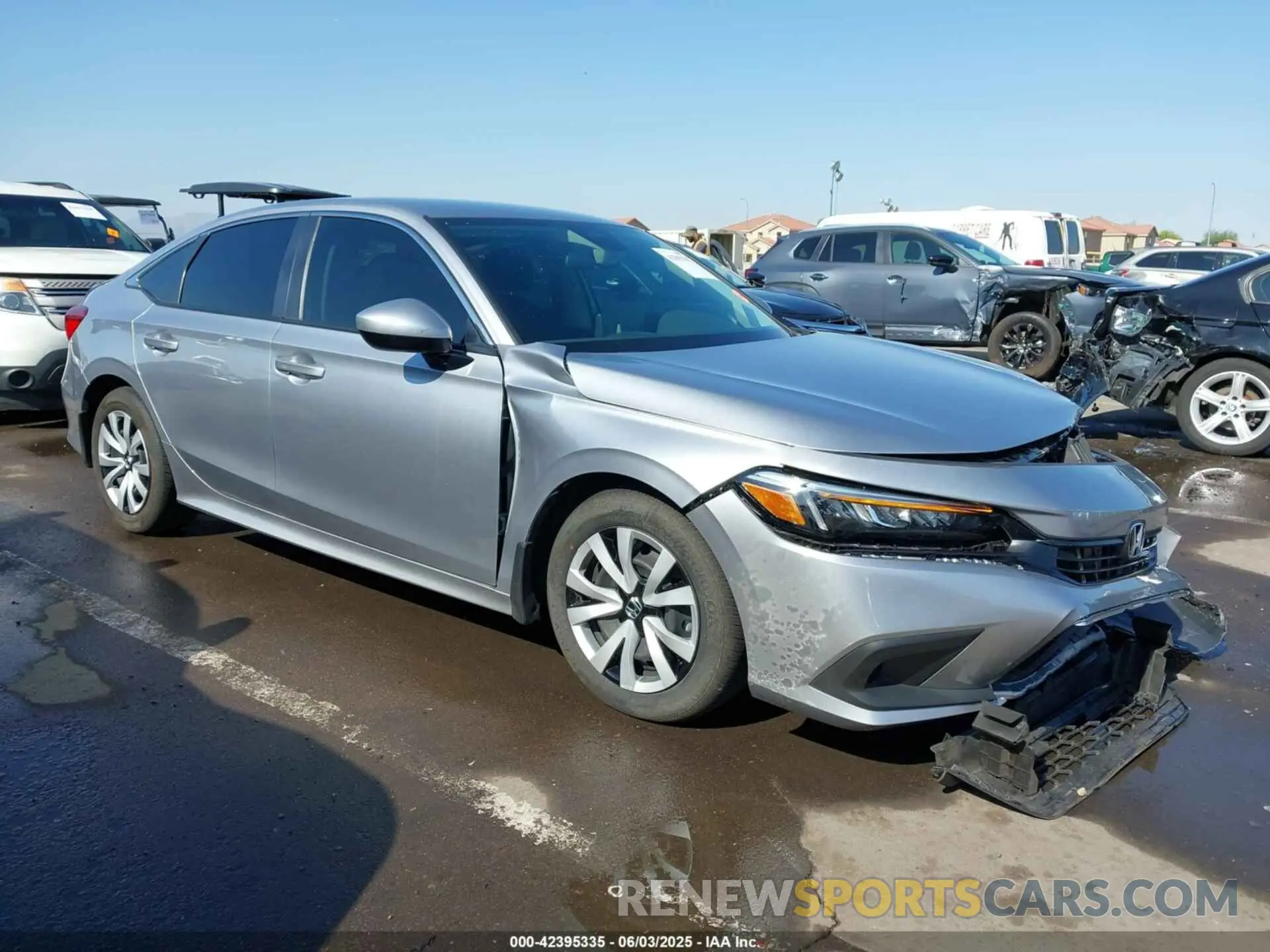 1 Photograph of a damaged car 2HGFE2F22PH539565 HONDA CIVIC 2023