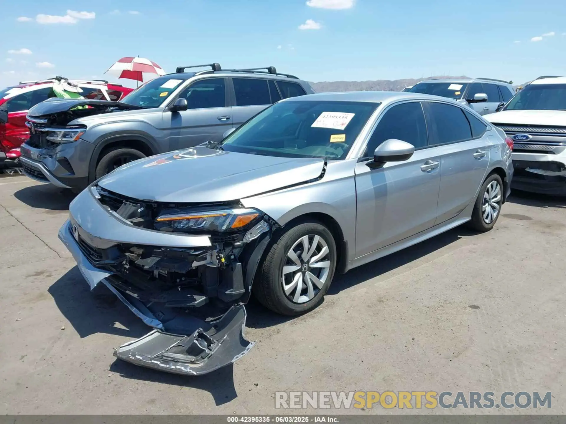 2 Photograph of a damaged car 2HGFE2F22PH539565 HONDA CIVIC 2023