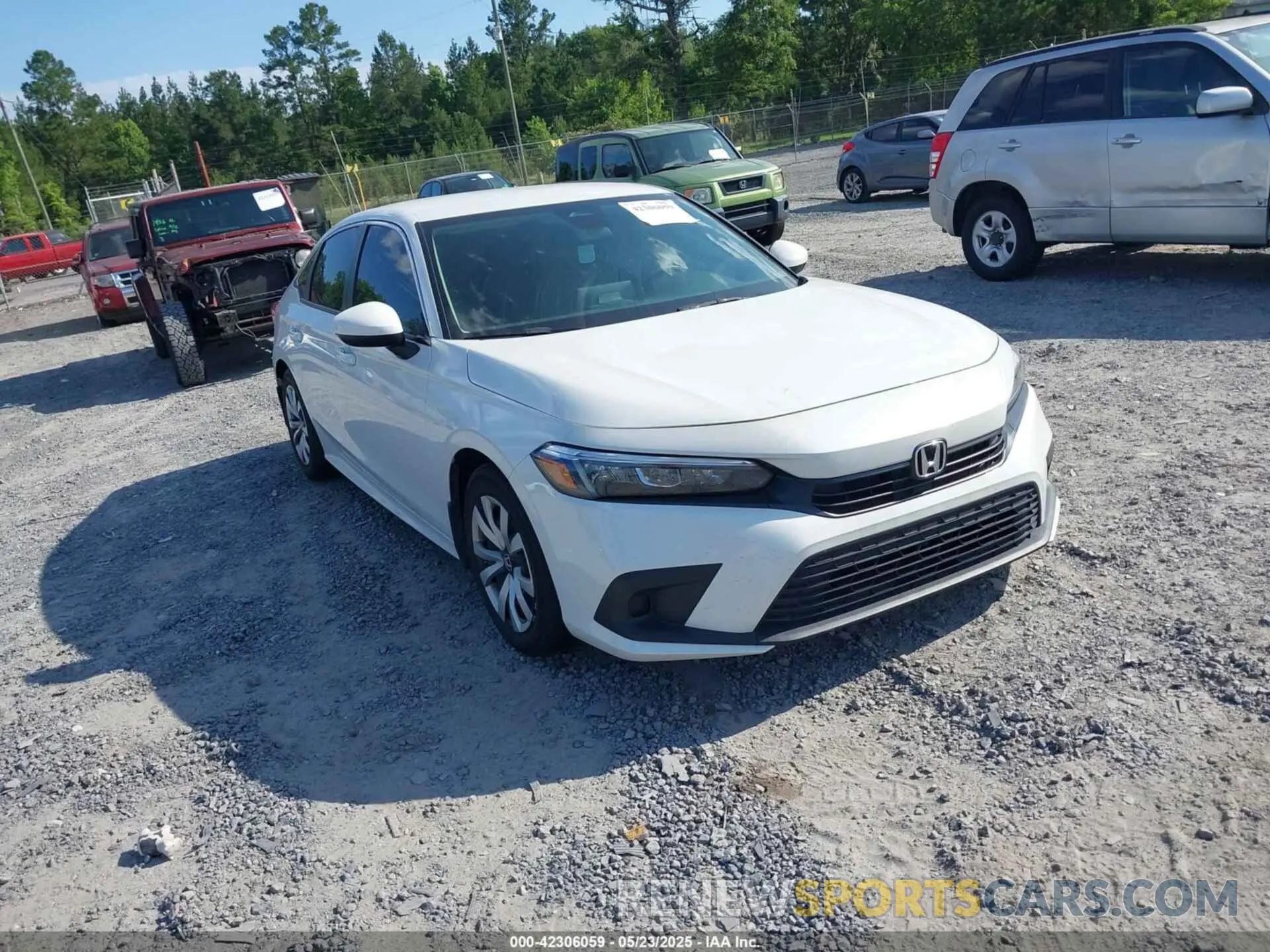 1 Photograph of a damaged car 2HGFE2F22PH555099 HONDA CIVIC 2023