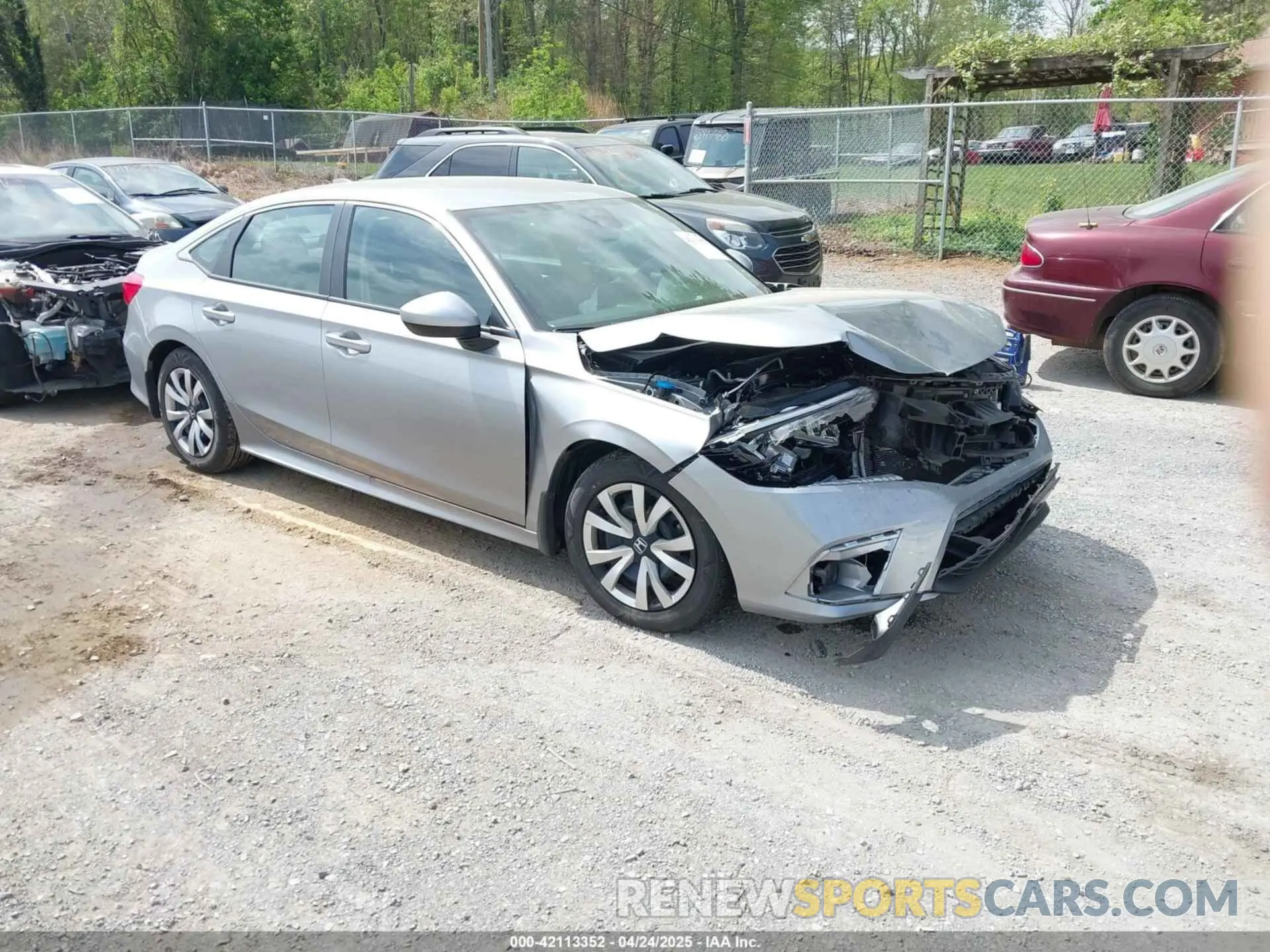 1 Photograph of a damaged car 2HGFE2F22PH569617 HONDA CIVIC 2023