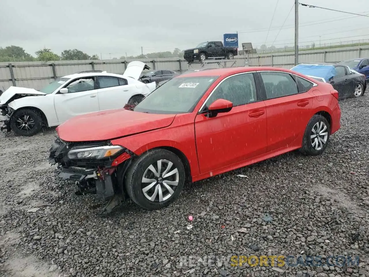 1 Photograph of a damaged car 2HGFE2F23PH552731 HONDA CIVIC 2023