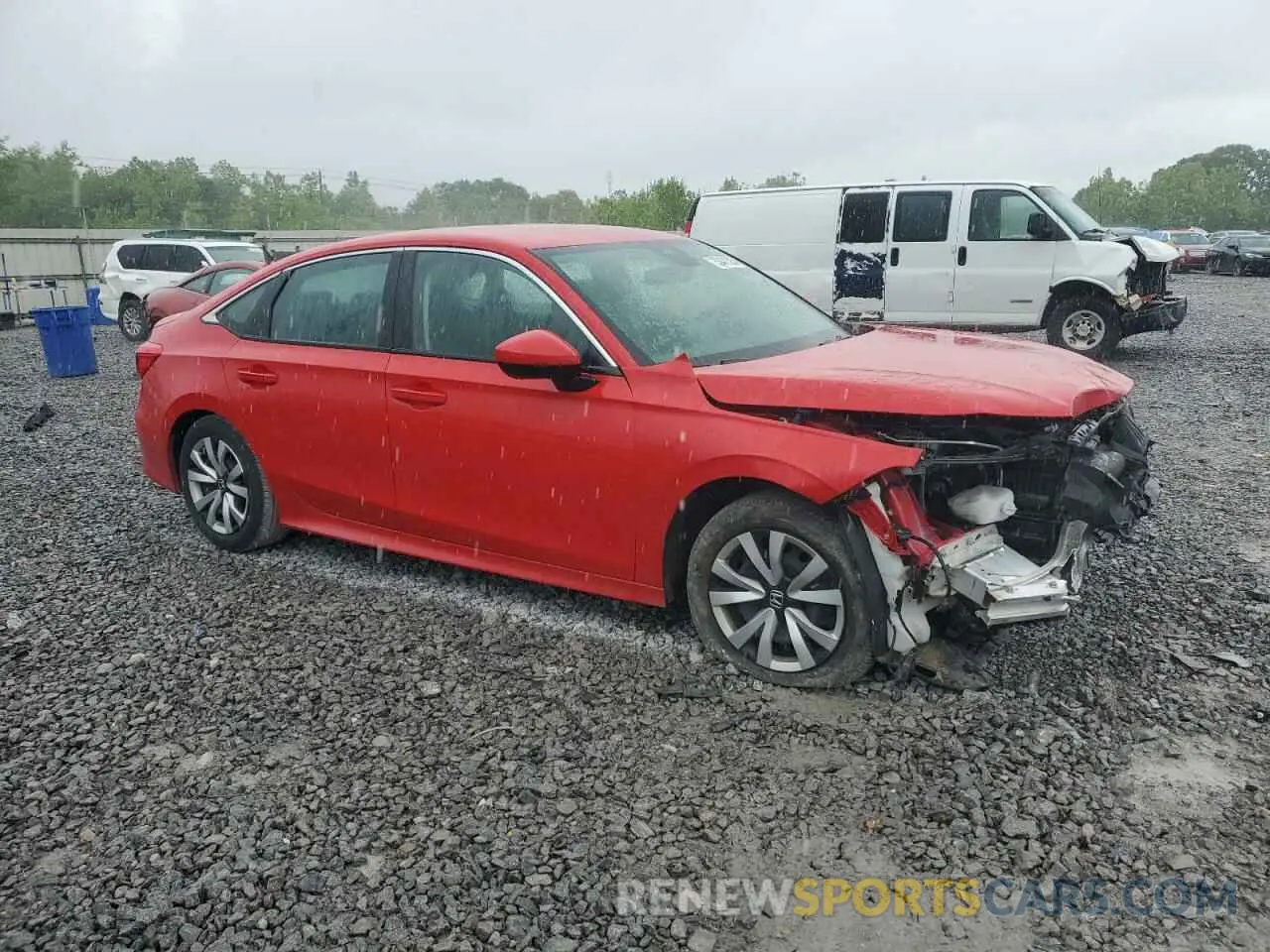 4 Photograph of a damaged car 2HGFE2F23PH552731 HONDA CIVIC 2023