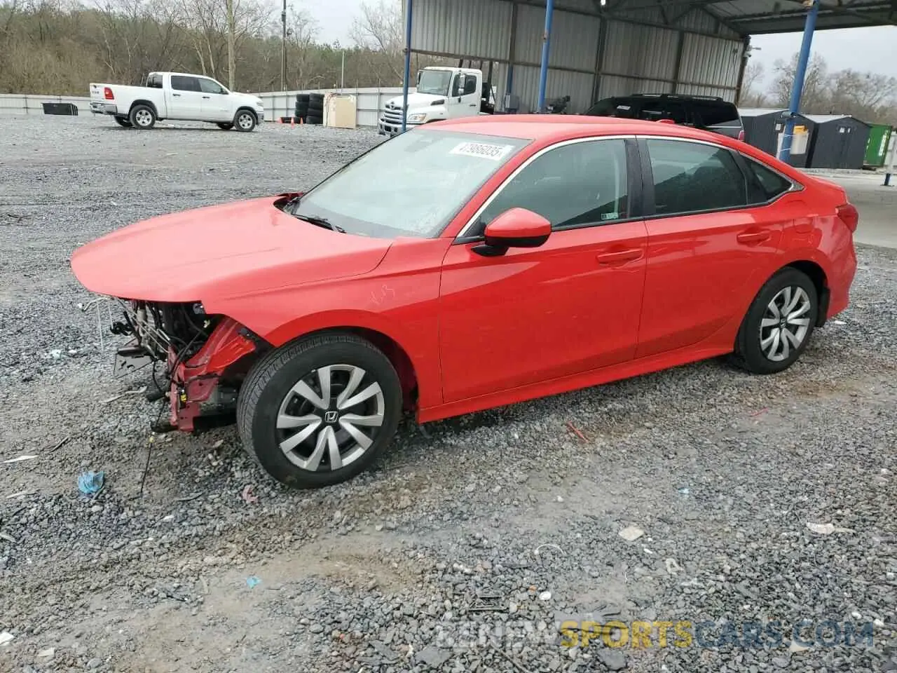 1 Photograph of a damaged car 2HGFE2F25PH538748 HONDA CIVIC 2023