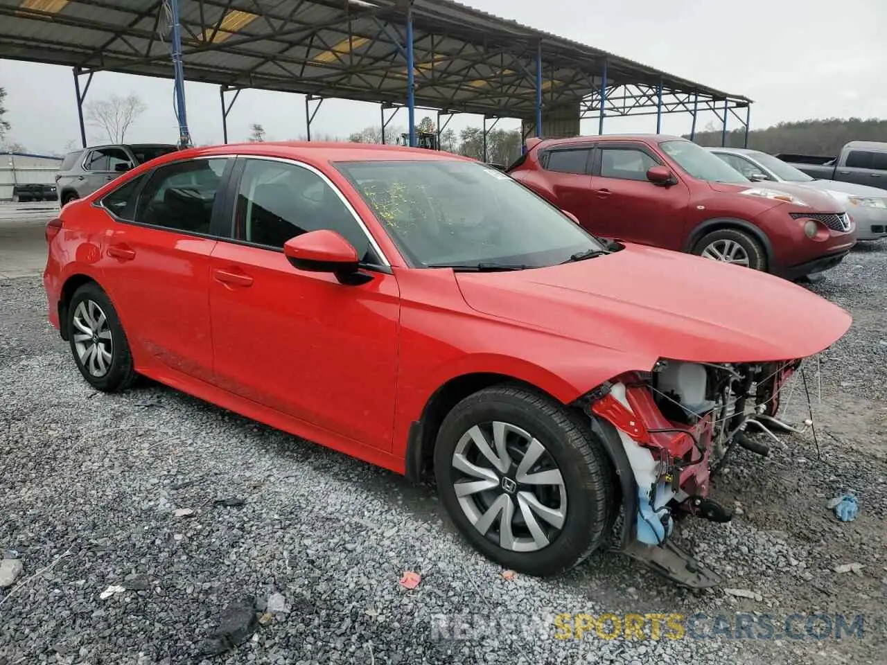 4 Photograph of a damaged car 2HGFE2F25PH538748 HONDA CIVIC 2023