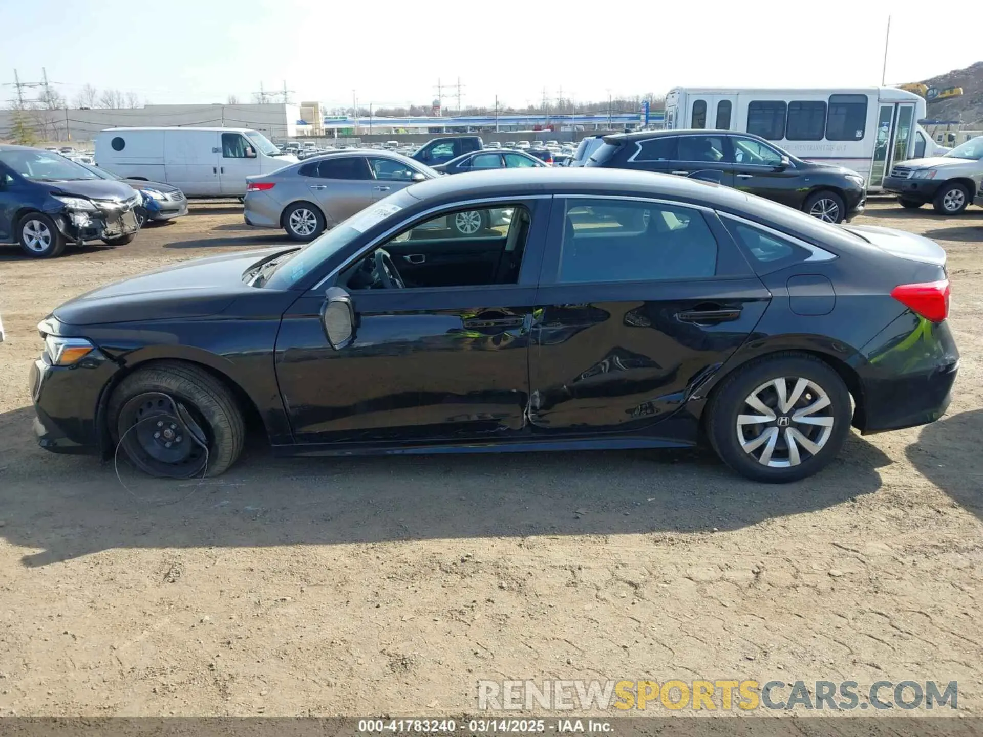 14 Photograph of a damaged car 2HGFE2F25PH538992 HONDA CIVIC 2023