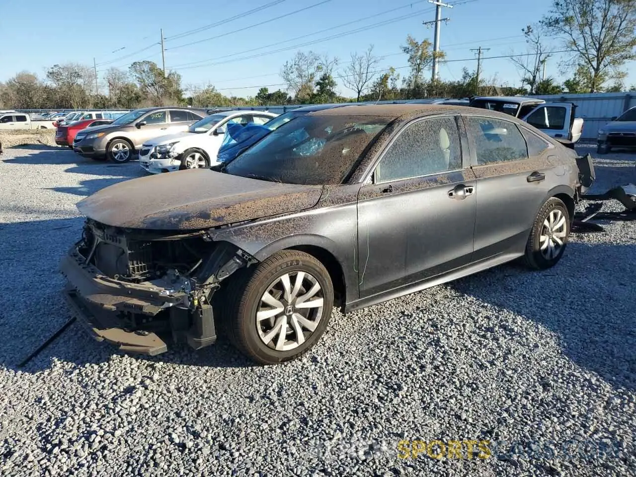 1 Photograph of a damaged car 2HGFE2F25PH539320 HONDA CIVIC 2023