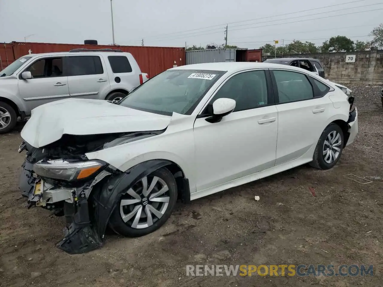 1 Photograph of a damaged car 2HGFE2F25PH542301 HONDA CIVIC 2023