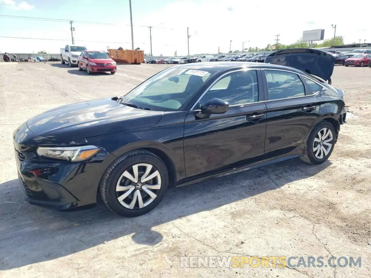 1 Photograph of a damaged car 2HGFE2F25PH568591 HONDA CIVIC 2023
