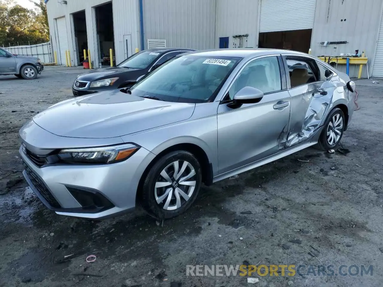 1 Photograph of a damaged car 2HGFE2F26PH530674 HONDA CIVIC 2023