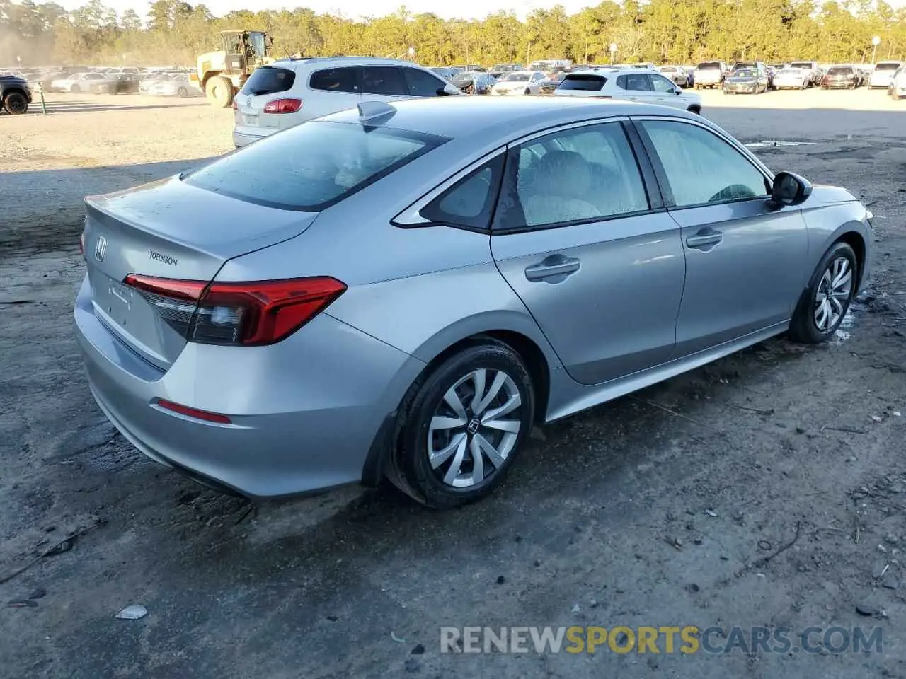 3 Photograph of a damaged car 2HGFE2F26PH530674 HONDA CIVIC 2023