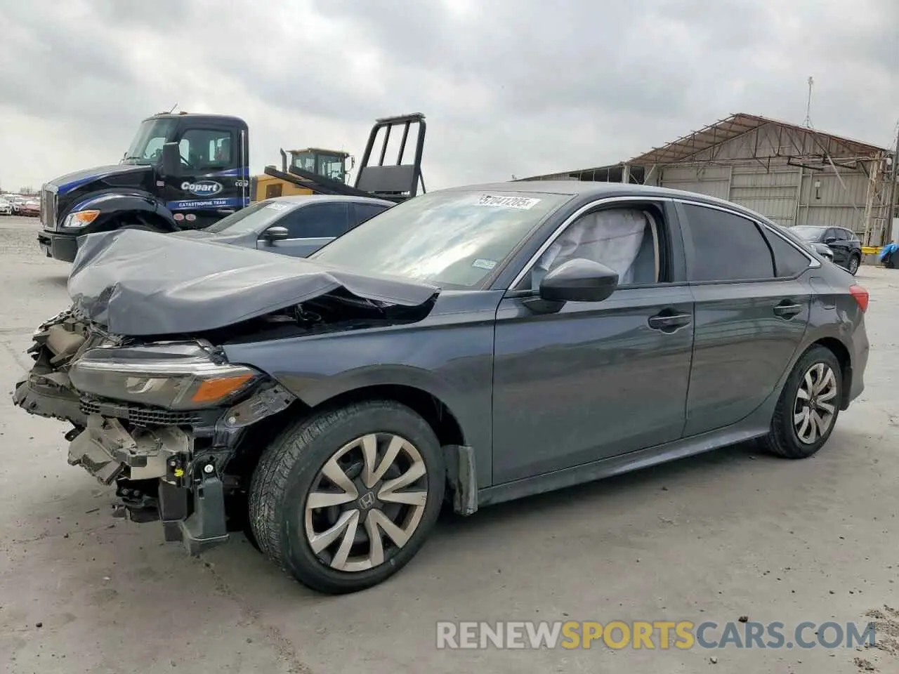 1 Photograph of a damaged car 2HGFE2F27PH539285 HONDA CIVIC 2023