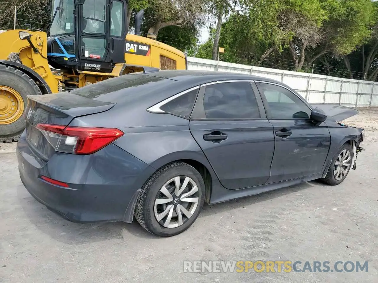 3 Photograph of a damaged car 2HGFE2F27PH539285 HONDA CIVIC 2023