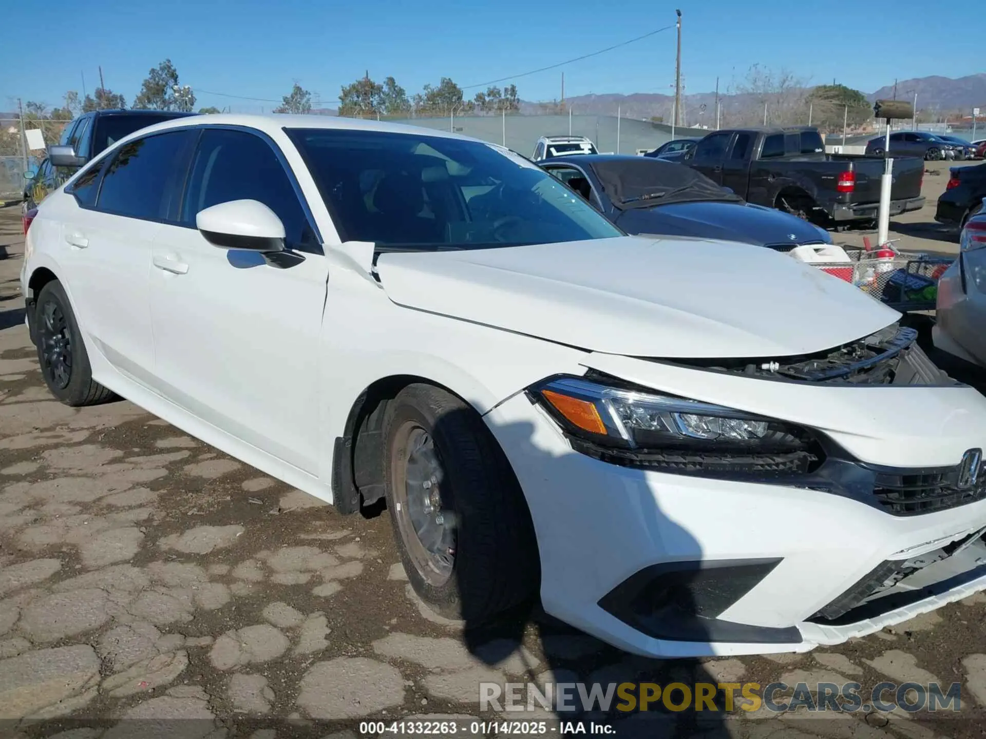 1 Photograph of a damaged car 2HGFE2F27PH561321 HONDA CIVIC 2023