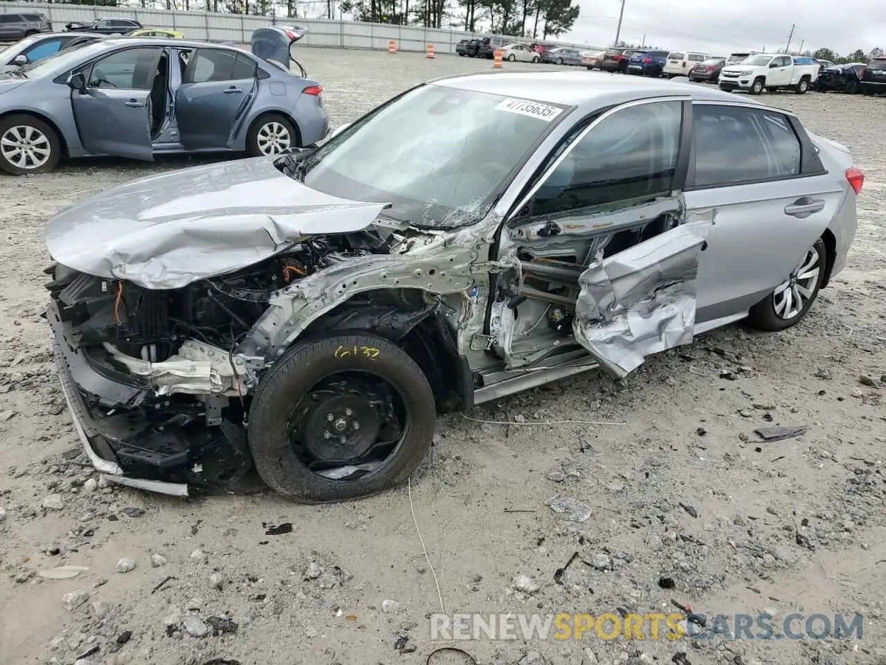 1 Photograph of a damaged car 2HGFE2F27PH563019 HONDA CIVIC 2023