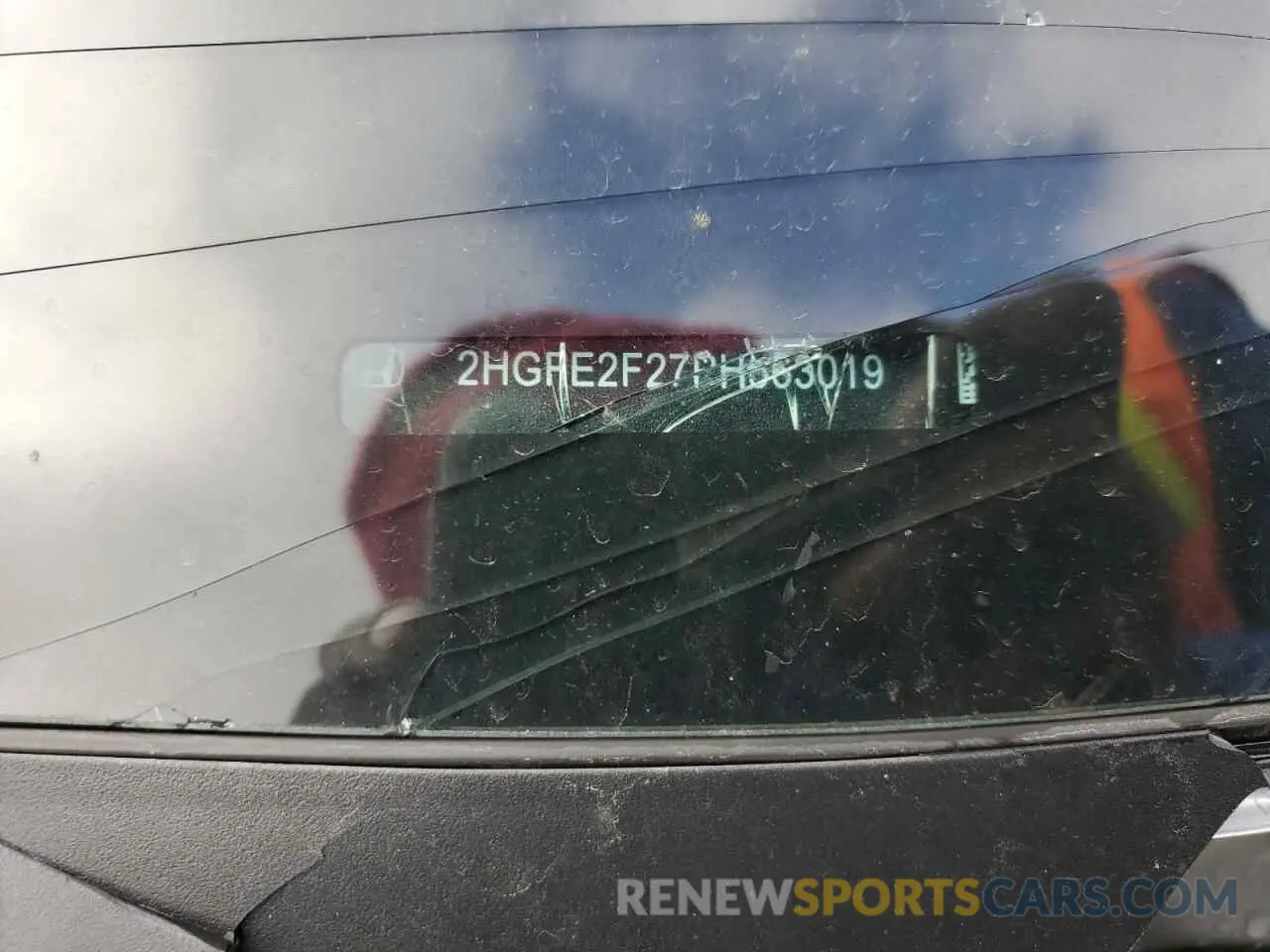 14 Photograph of a damaged car 2HGFE2F27PH563019 HONDA CIVIC 2023