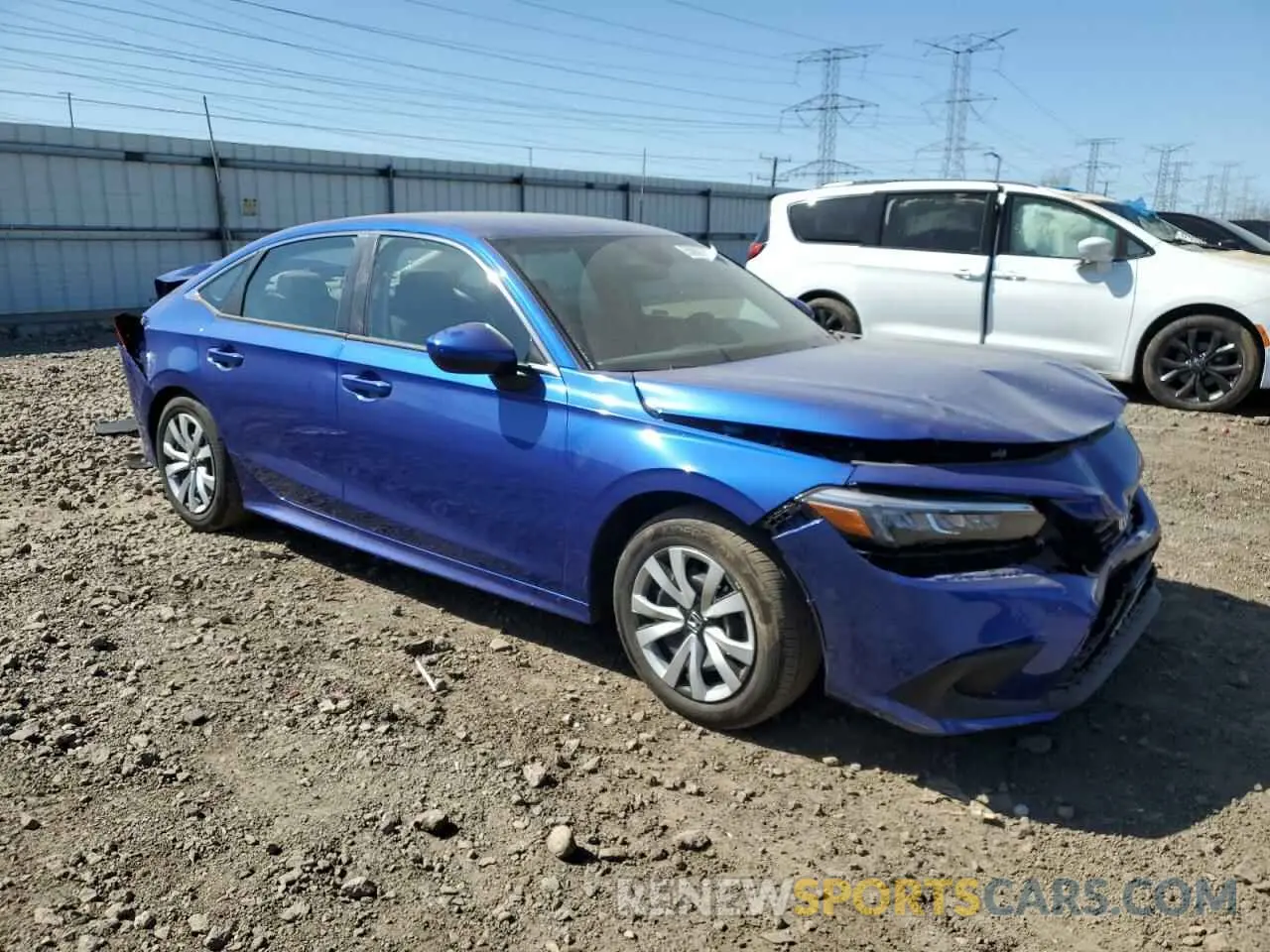 4 Photograph of a damaged car 2HGFE2F27PH565689 HONDA CIVIC 2023