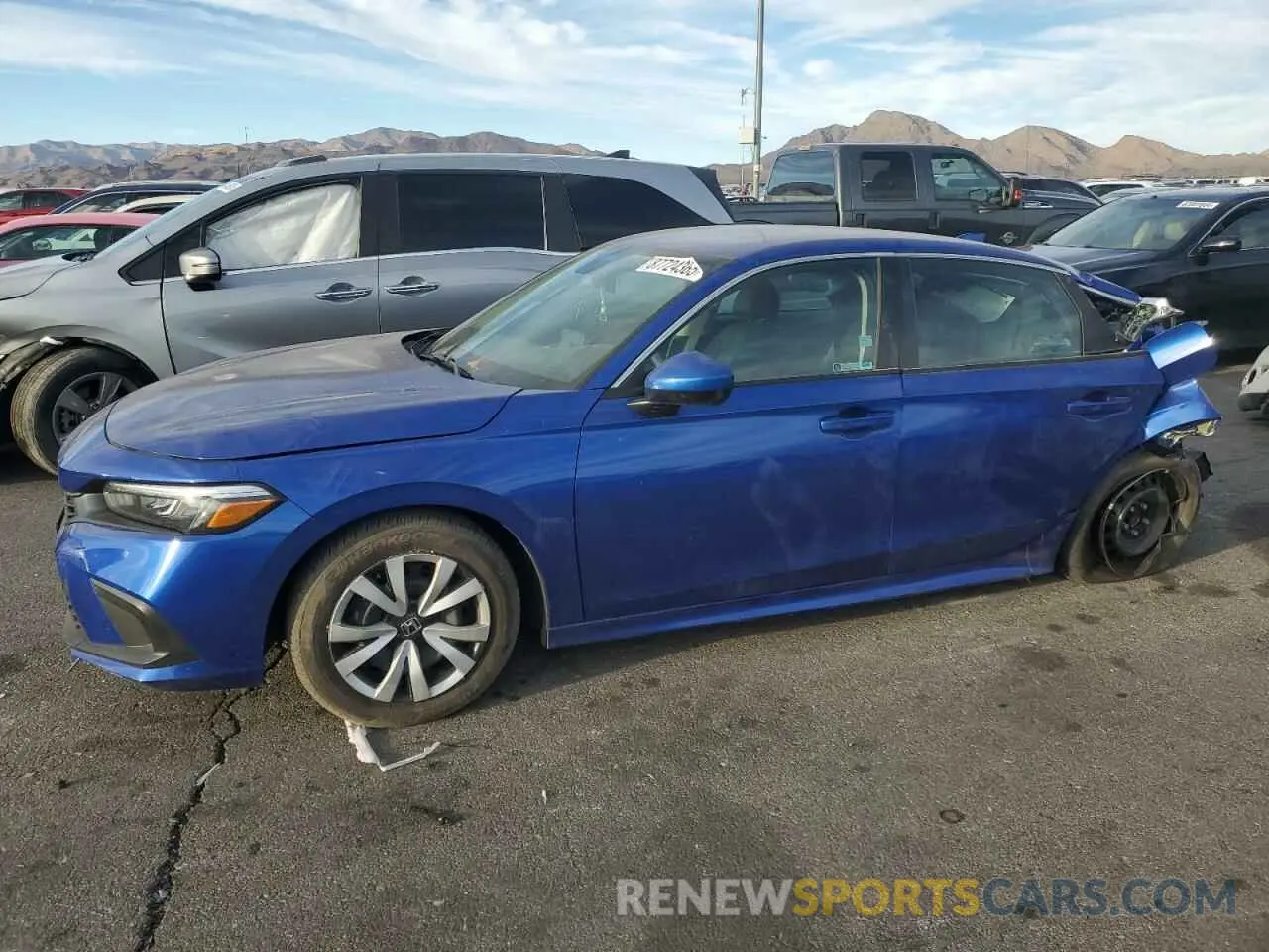 1 Photograph of a damaged car 2HGFE2F27PH565711 HONDA CIVIC 2023