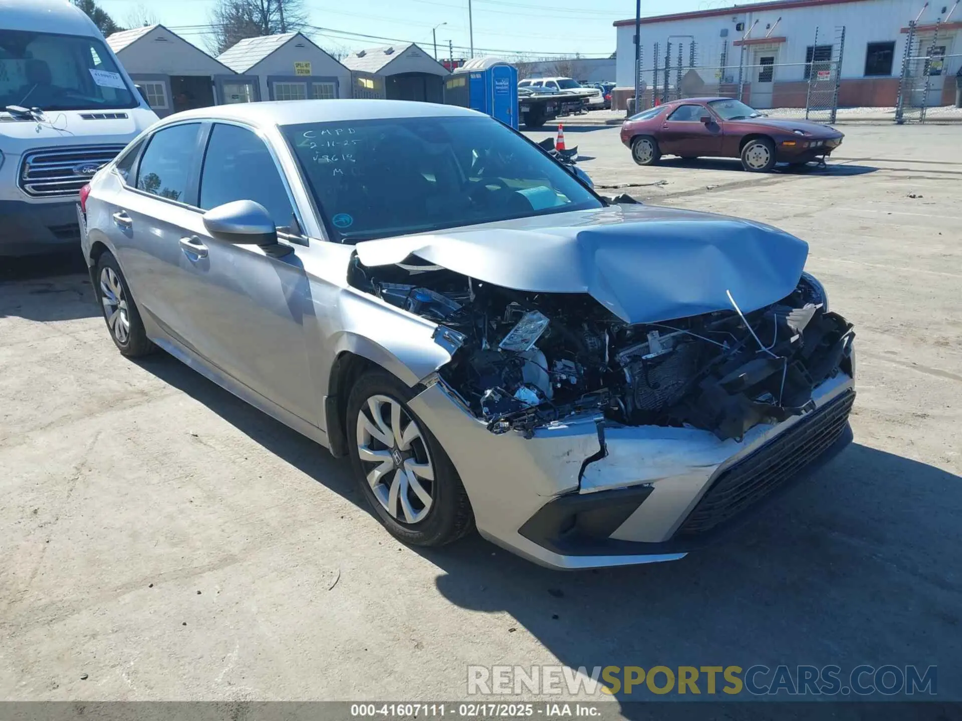 1 Photograph of a damaged car 2HGFE2F27PH569614 HONDA CIVIC 2023