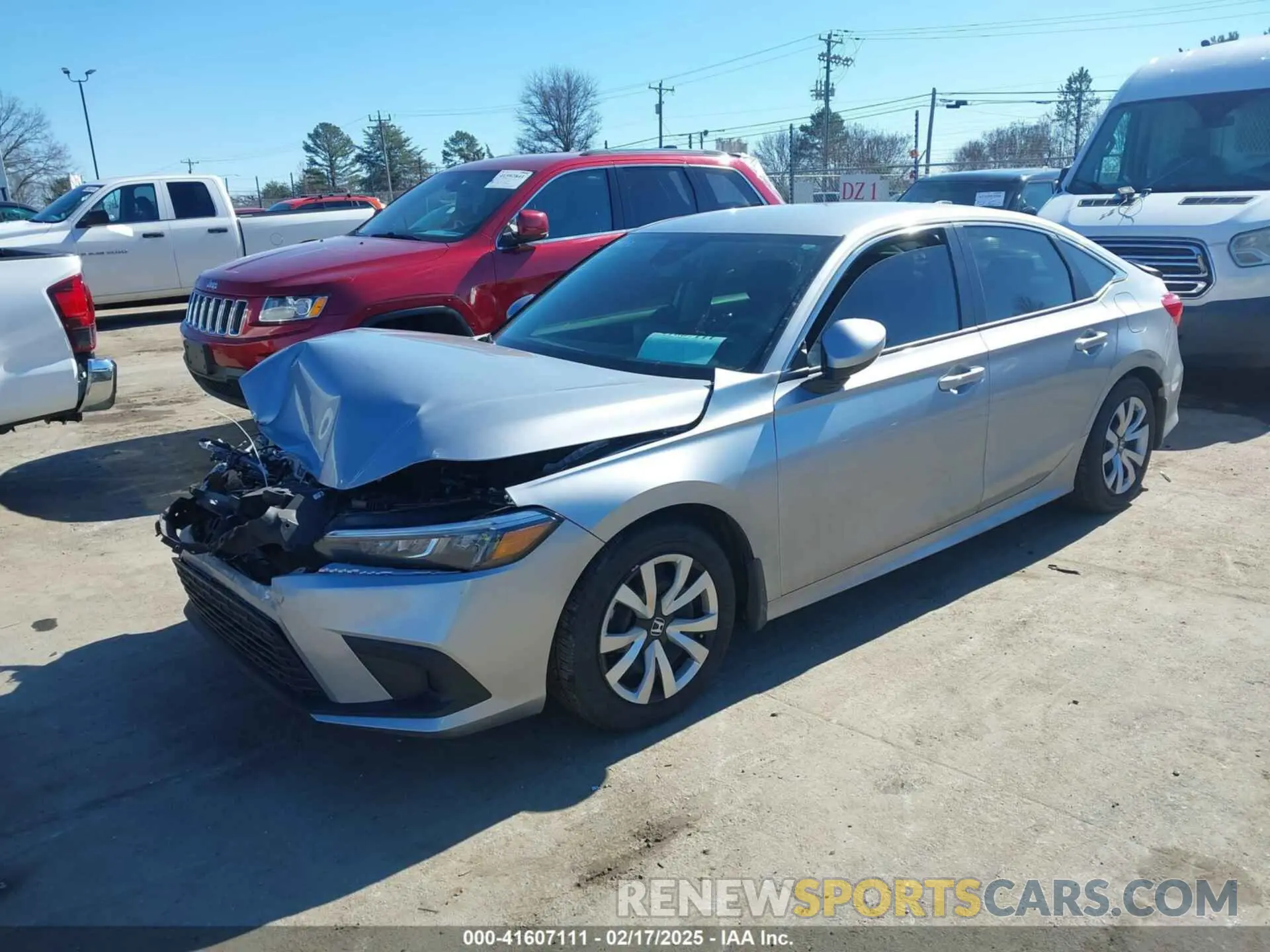2 Photograph of a damaged car 2HGFE2F27PH569614 HONDA CIVIC 2023