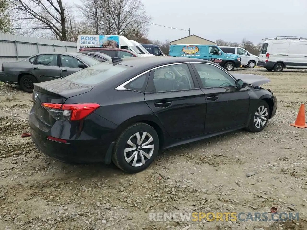3 Photograph of a damaged car 2HGFE2F29PH562020 HONDA CIVIC 2023