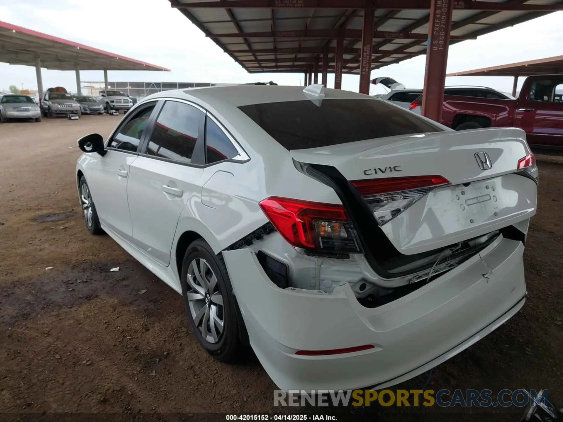 3 Photograph of a damaged car 2HGFE2F2XPH568716 HONDA CIVIC 2023