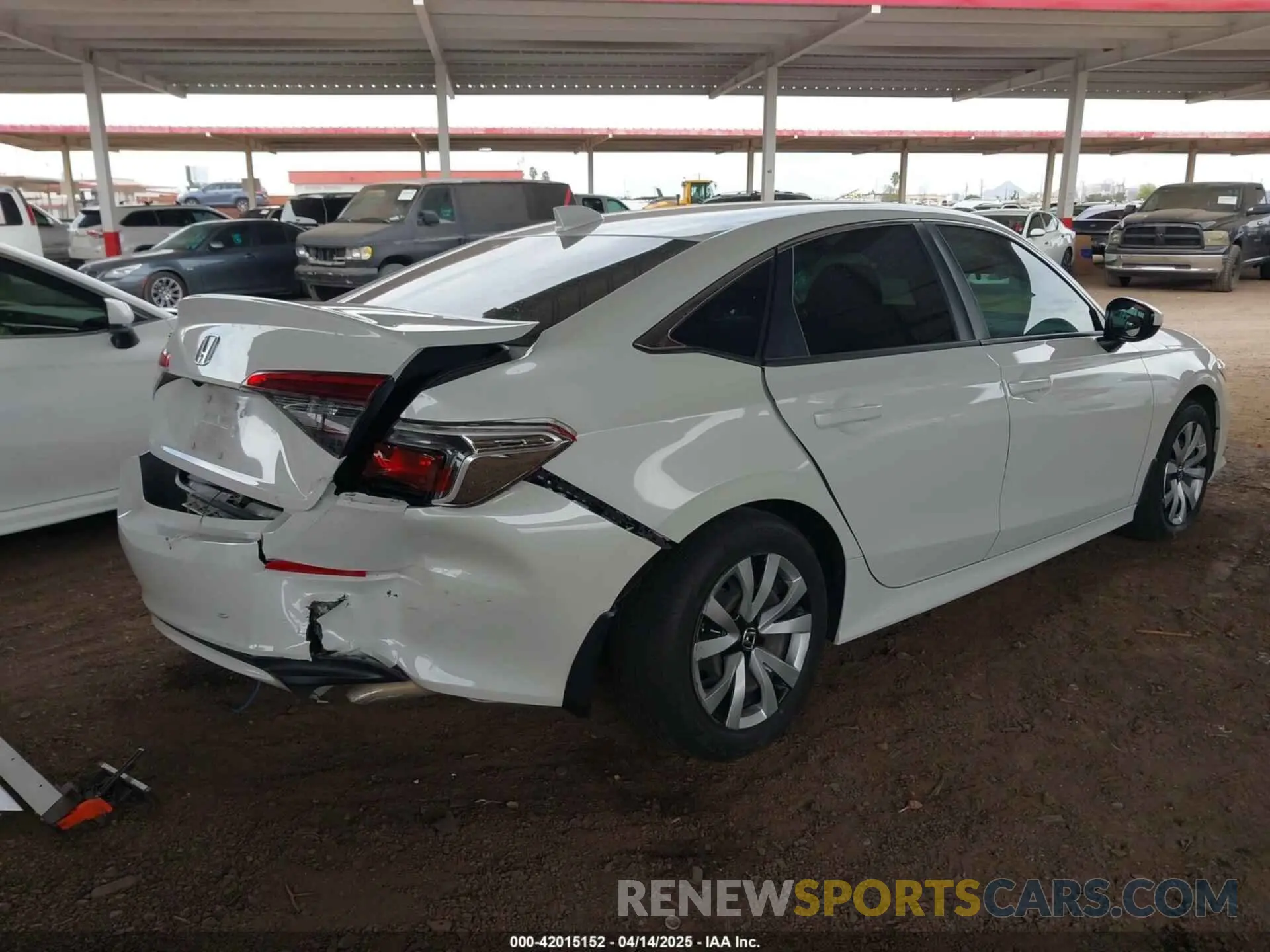 4 Photograph of a damaged car 2HGFE2F2XPH568716 HONDA CIVIC 2023