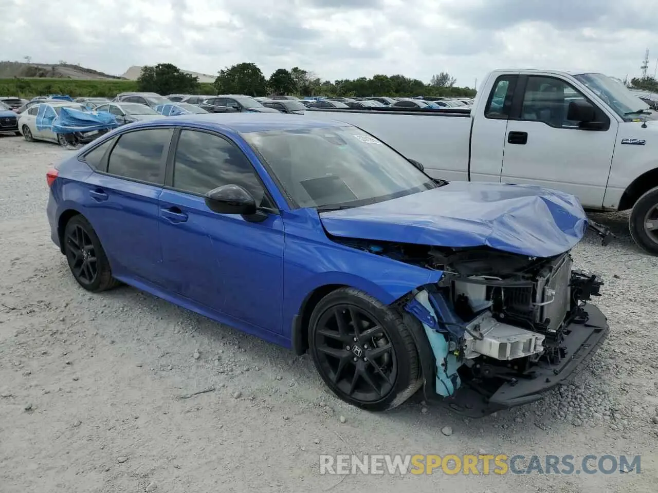 4 Photograph of a damaged car 2HGFE2F50PH513363 HONDA CIVIC 2023