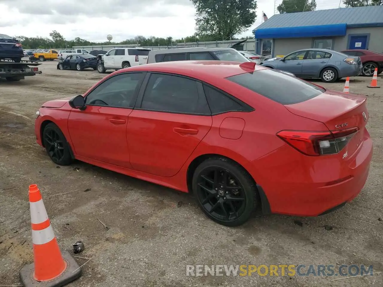 2 Photograph of a damaged car 2HGFE2F50PH515016 HONDA CIVIC 2023
