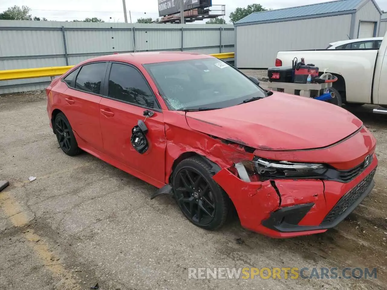 4 Photograph of a damaged car 2HGFE2F50PH515016 HONDA CIVIC 2023
