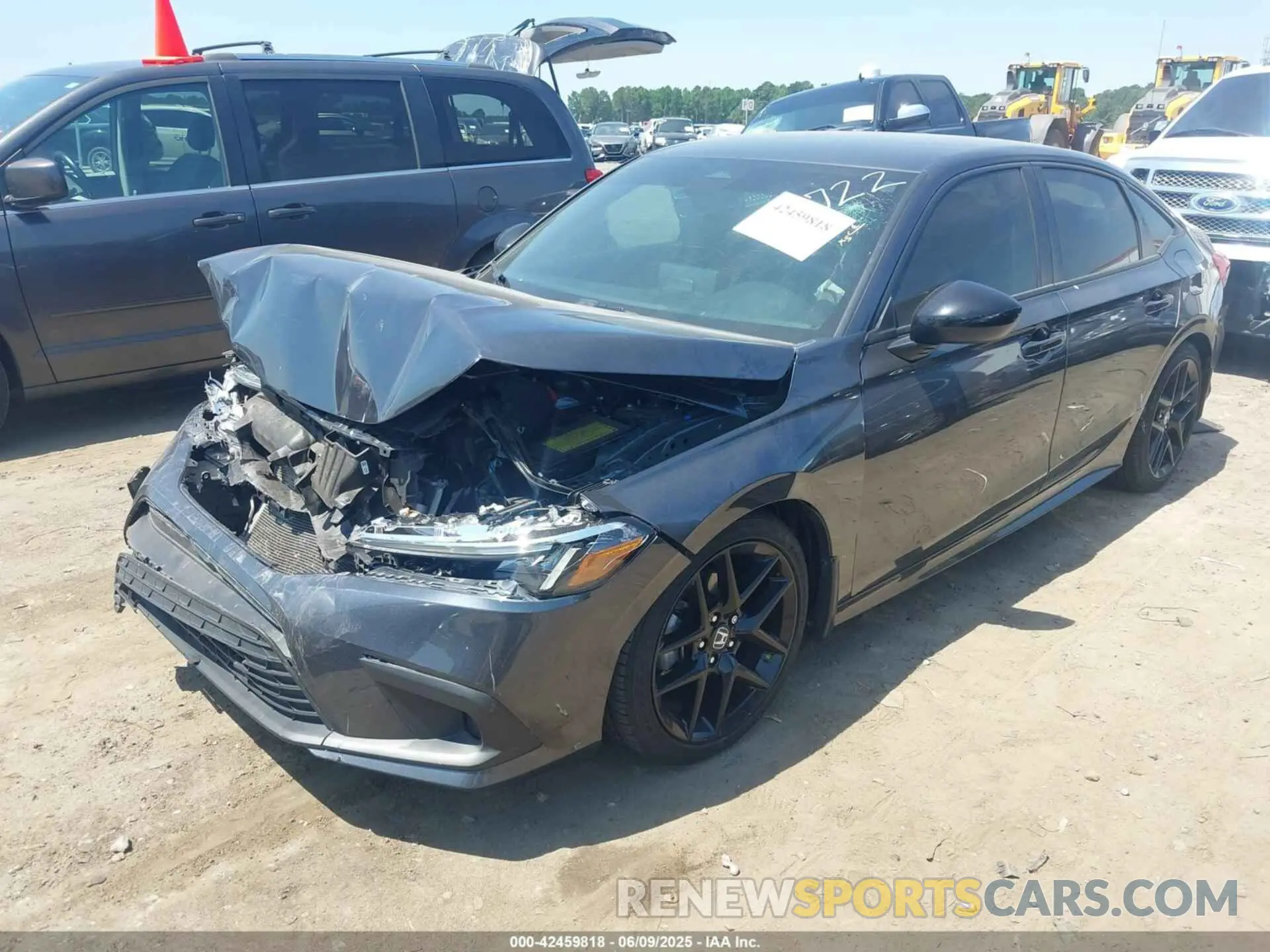 2 Photograph of a damaged car 2HGFE2F50PH521754 HONDA CIVIC 2023