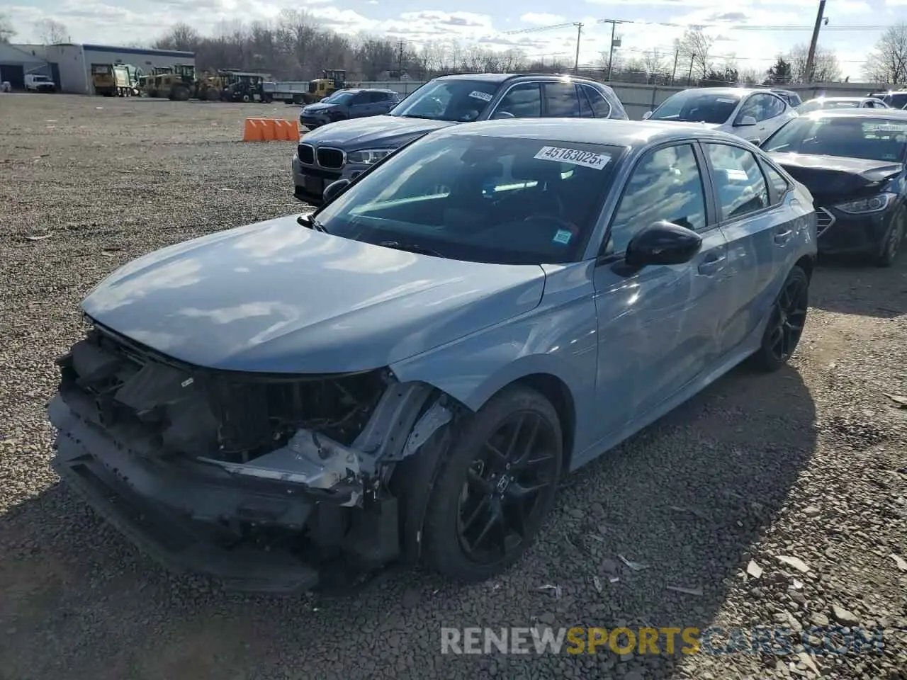1 Photograph of a damaged car 2HGFE2F50PH527232 HONDA CIVIC 2023