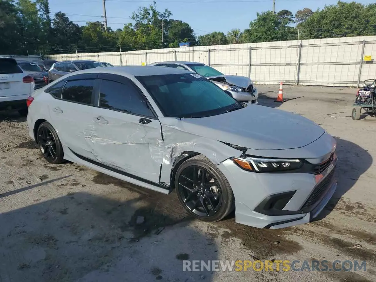4 Photograph of a damaged car 2HGFE2F50PH532690 HONDA CIVIC 2023