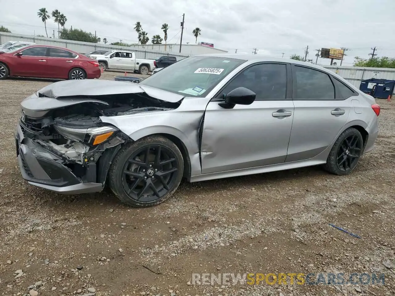 1 Photograph of a damaged car 2HGFE2F50PH547061 HONDA CIVIC 2023