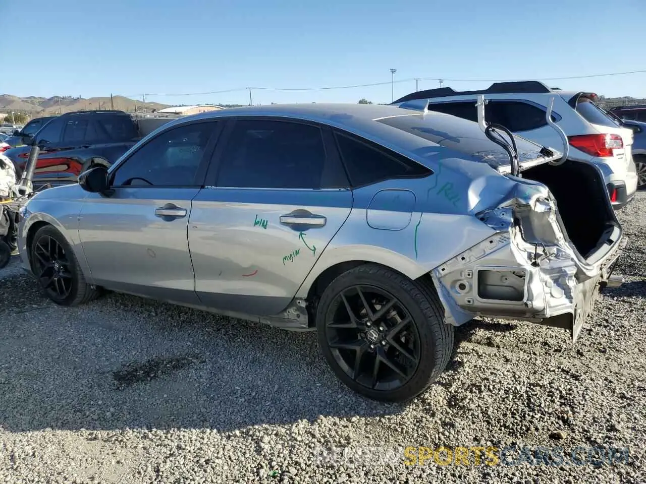 2 Photograph of a damaged car 2HGFE2F50PH556536 HONDA CIVIC 2023