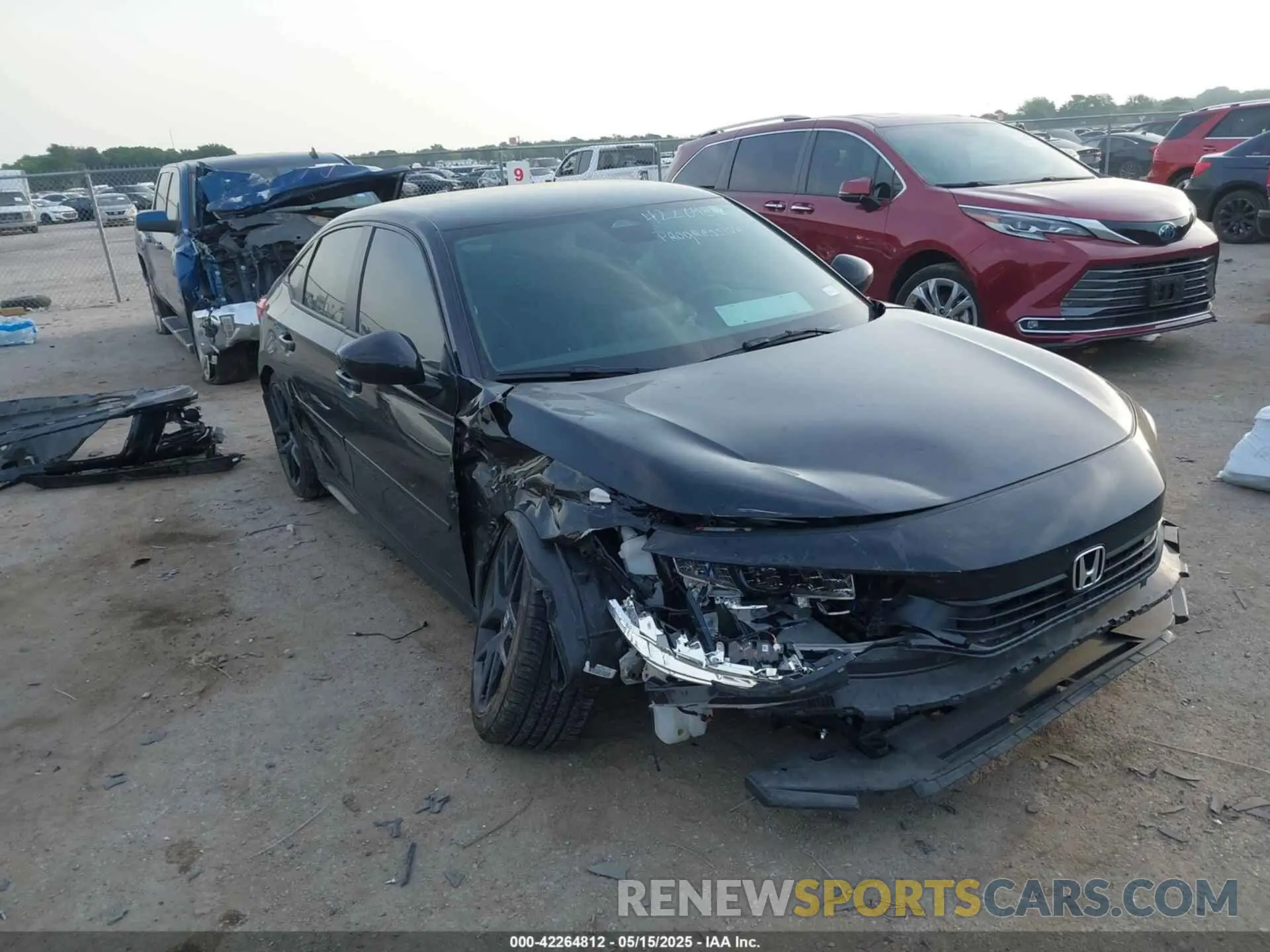 1 Photograph of a damaged car 2HGFE2F51PH503134 HONDA CIVIC 2023