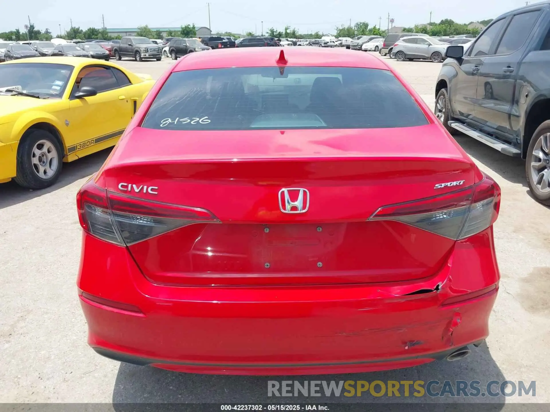 15 Photograph of a damaged car 2HGFE2F51PH506602 HONDA CIVIC 2023