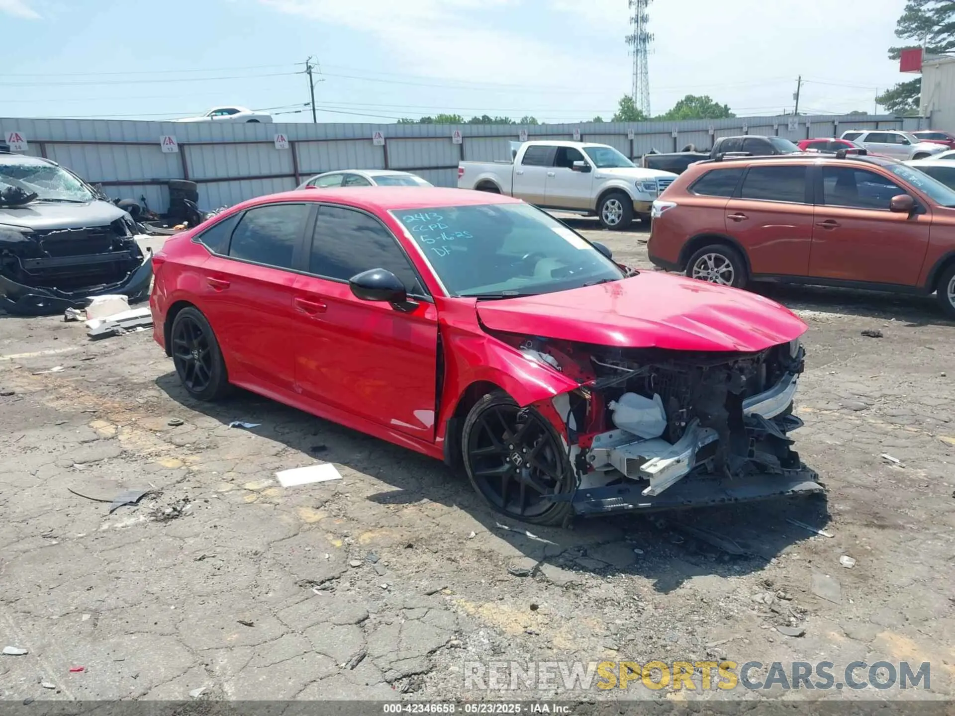 1 Photograph of a damaged car 2HGFE2F51PH522413 HONDA CIVIC 2023