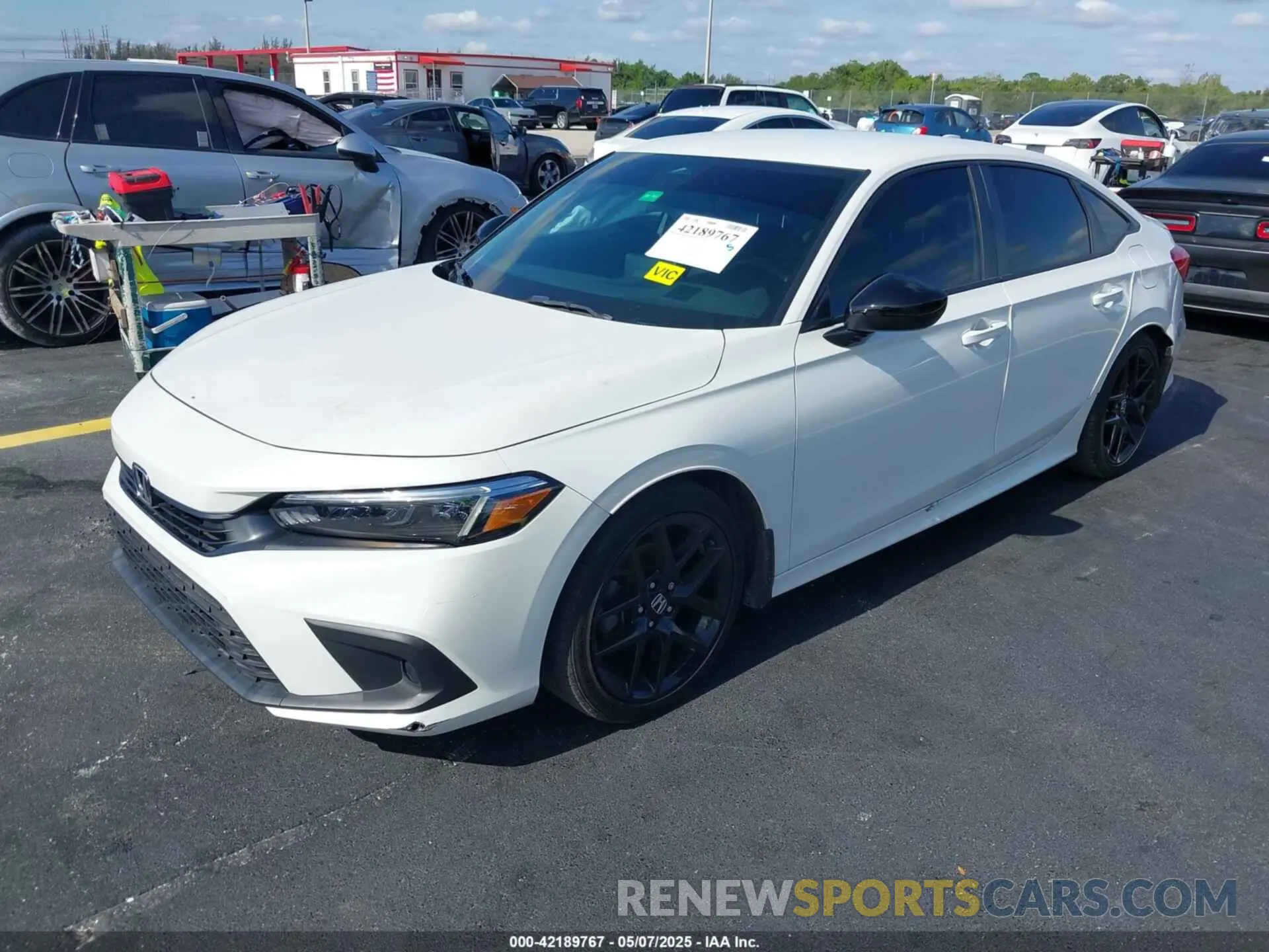 2 Photograph of a damaged car 2HGFE2F51PH525909 HONDA CIVIC 2023